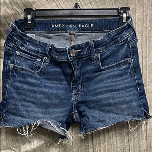 American Eagle Outfitters Dark Blue Jean Shorts